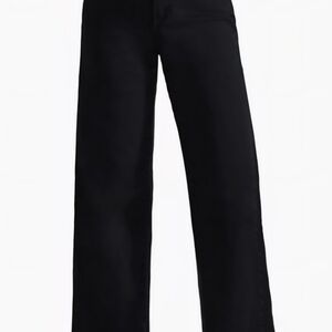 Favorite Daughter Mischa Wide Leg Raw Hem Jeans